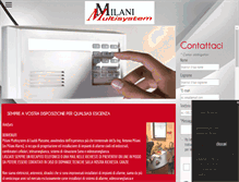 Tablet Screenshot of milaniantifurti.com
